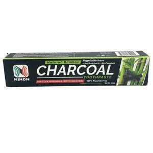 Bamboo Activated Charcoal Powder Toothpaste